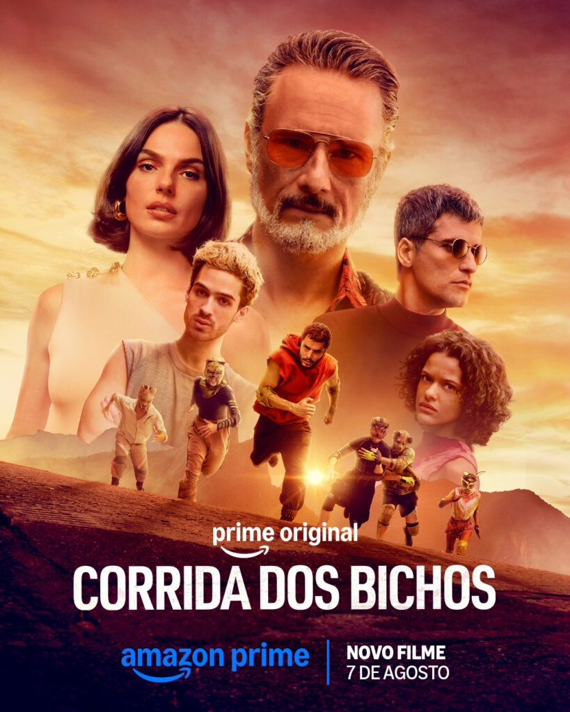 038d76f121c4b47ca55f227c85de5989-819x1024 Prime Video revela trailer e cartaz de "Corrida dos Bichos", thriller brasileiro que imagina um Rio de Janeiro distópico dominado por um jogo mortal
